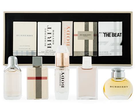 burberry fragrances five piece gift set for men|body by burberry gift sets.